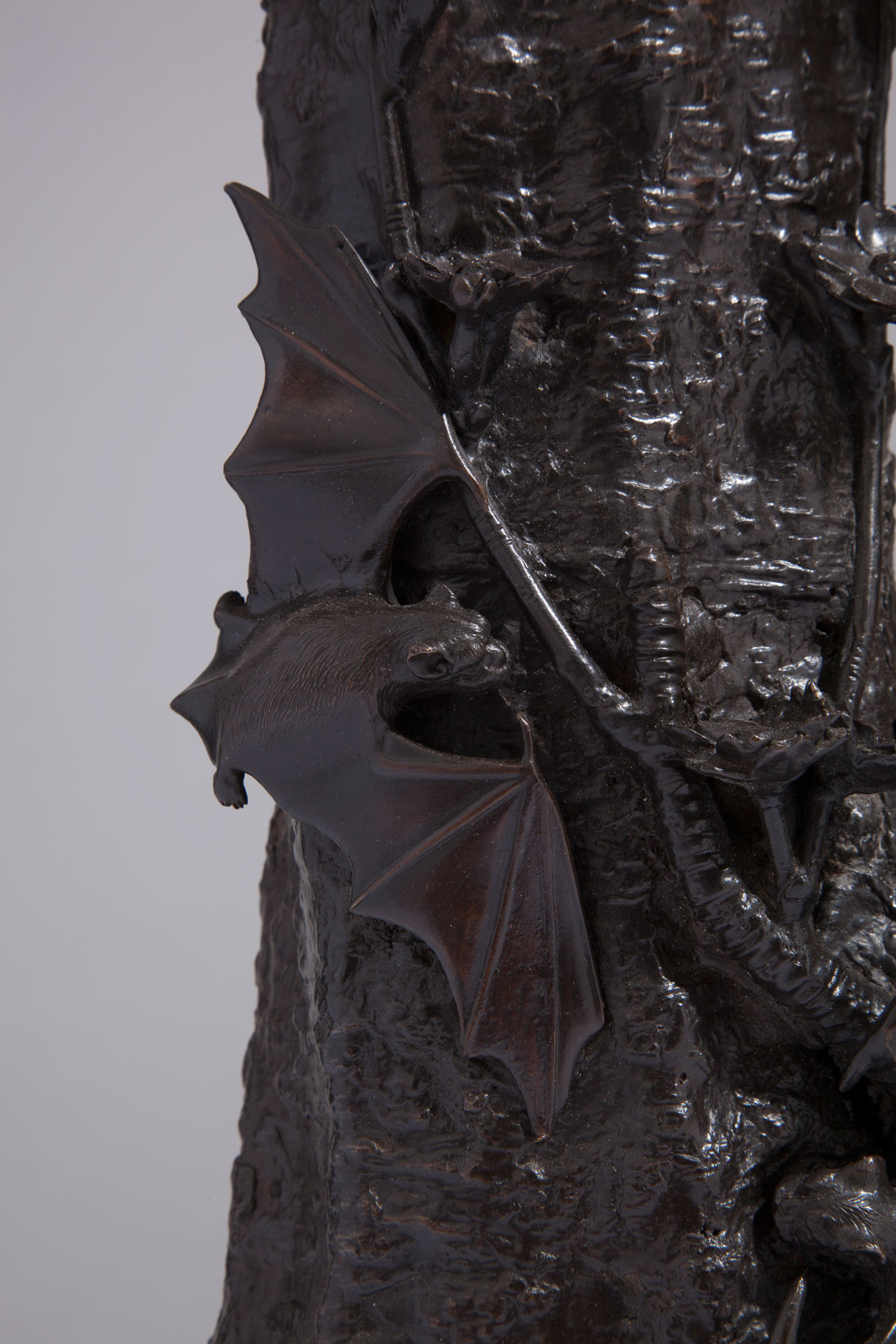 Pair of Bat Vases